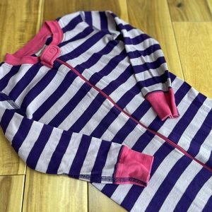 Hanna Andersson Organic Cotton Baby zip Sleeper 3T GUC